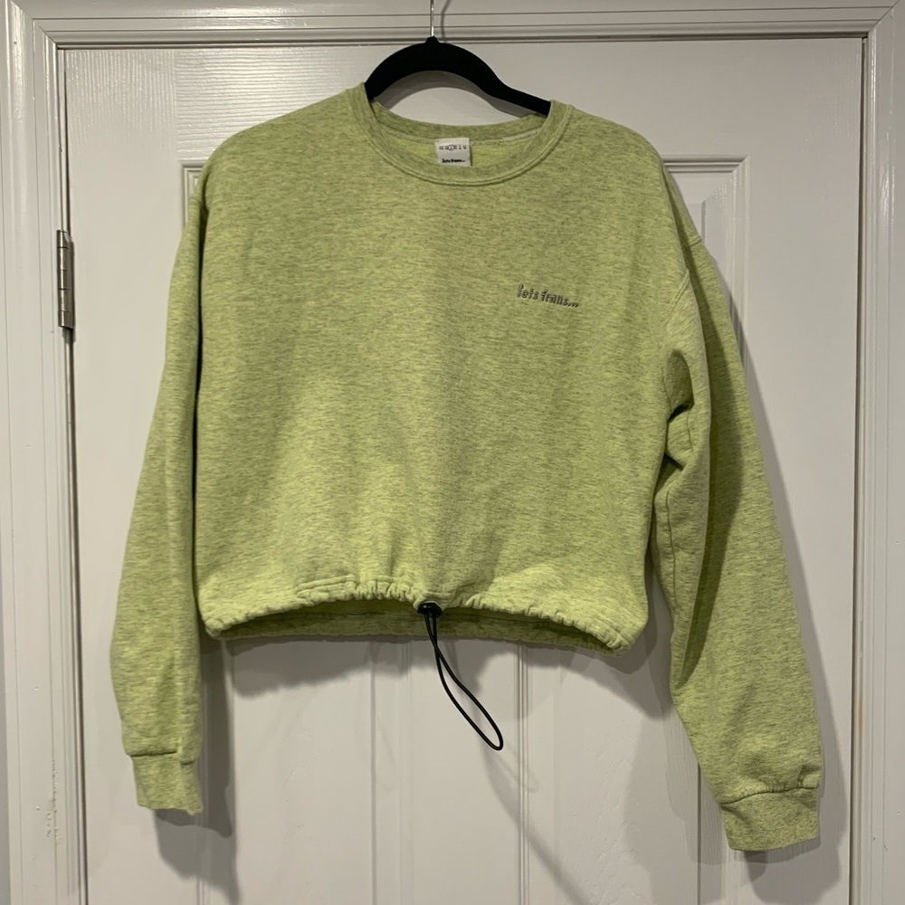 Iets Frans Drawstring Hem Crewneck Sweatshirt